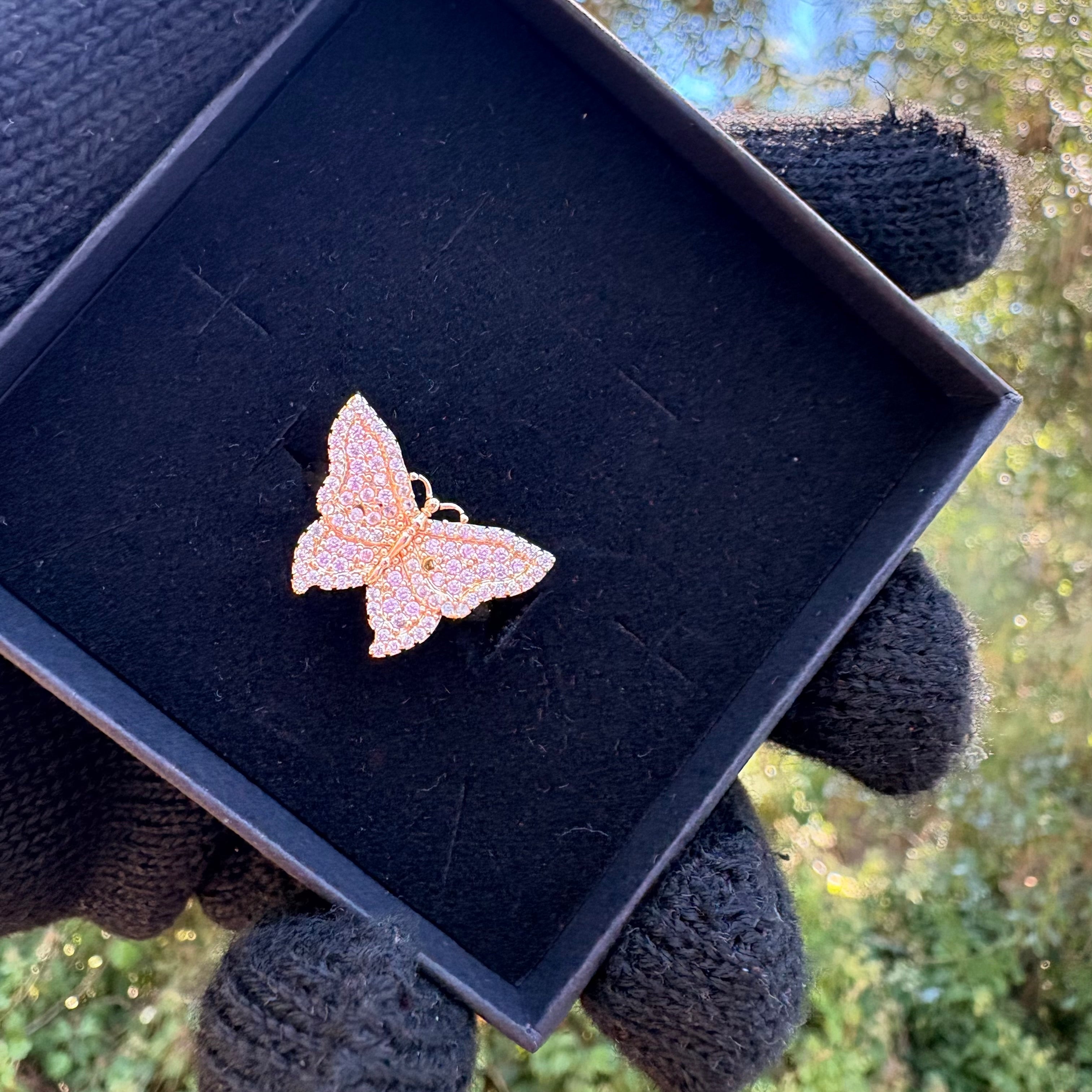 butterfly diamond ring