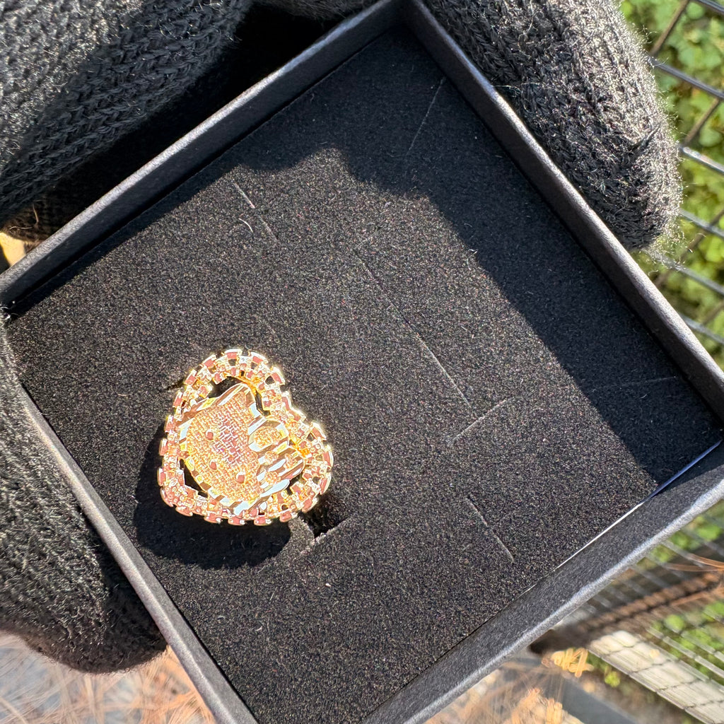 Big HK Rolex Heart Ring