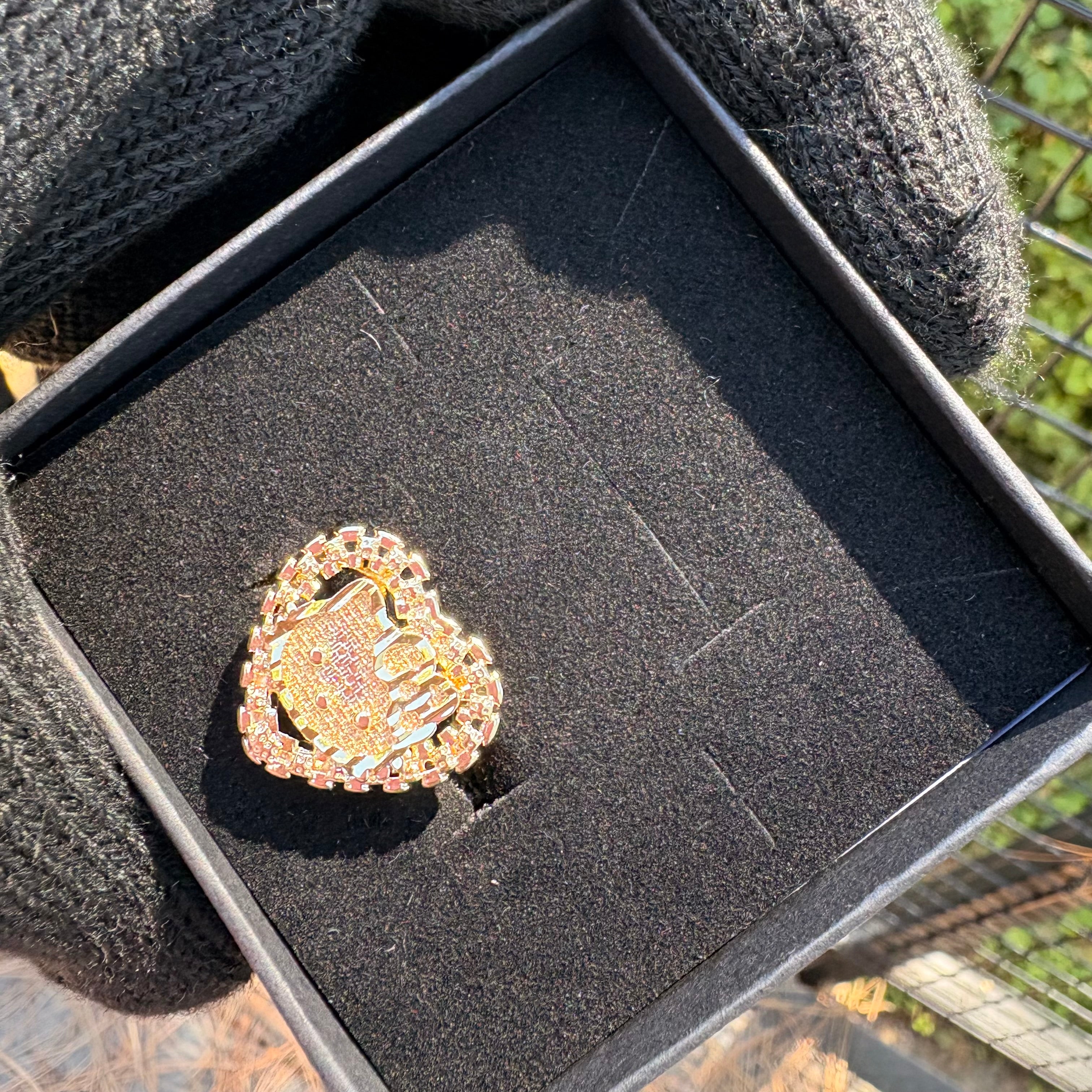 Big HK Rolex Heart Ring