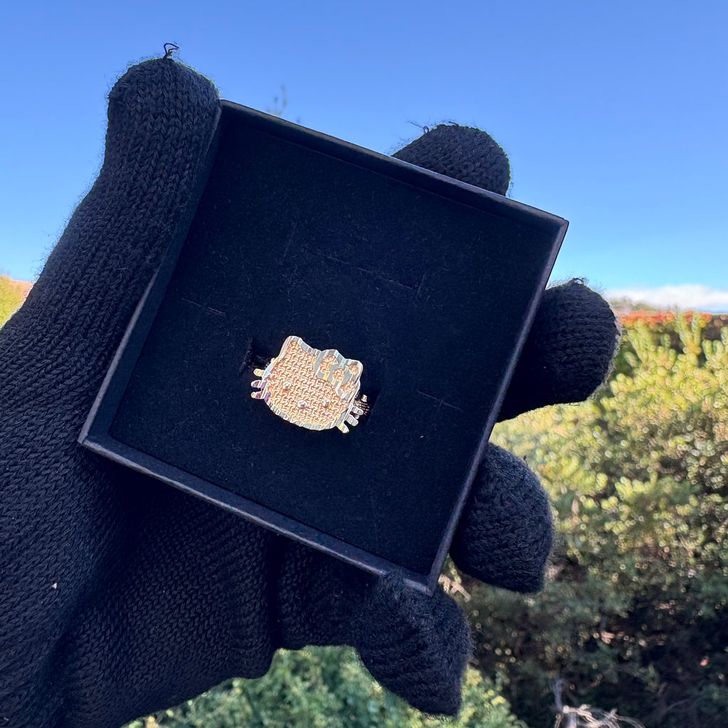 Small HK Face Ring