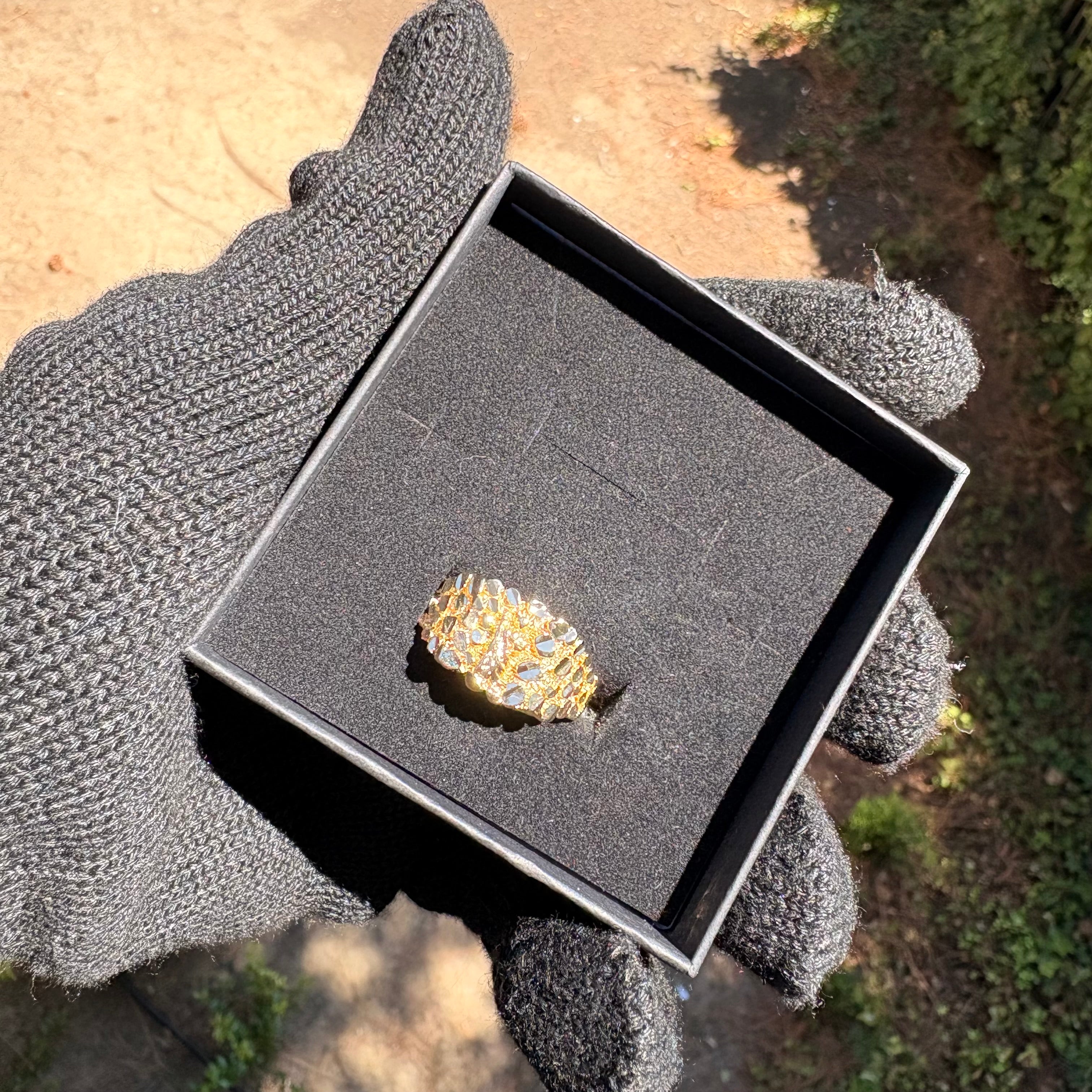 Figure Nugget Ring