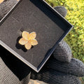 Single Hibiscus flower ring