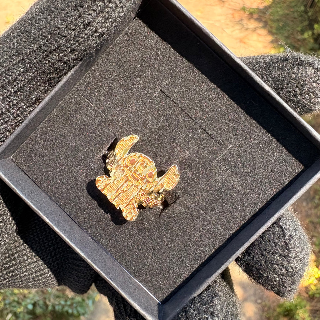 Stitch-Inspired Ring