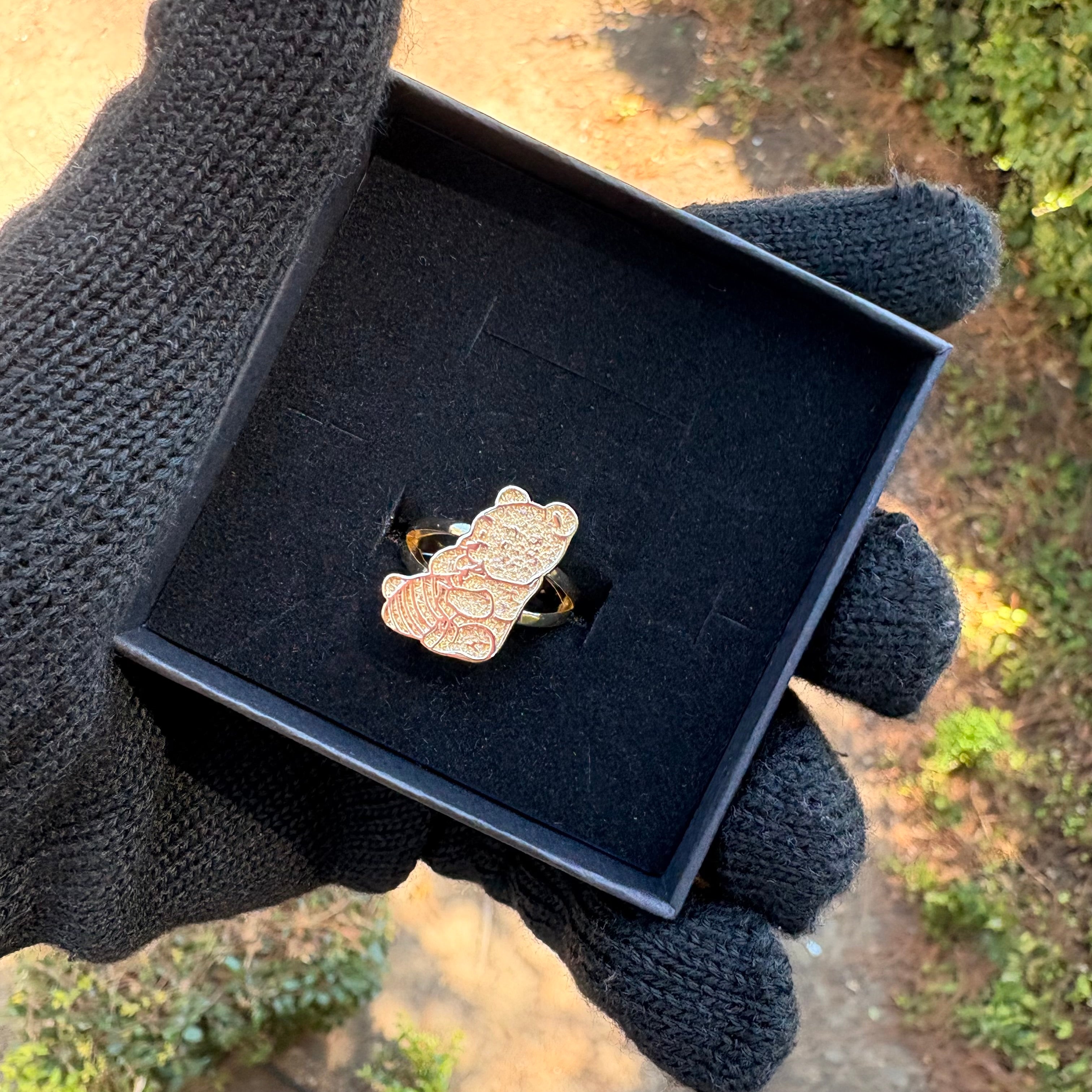 Pooh Bear Inspired-ring