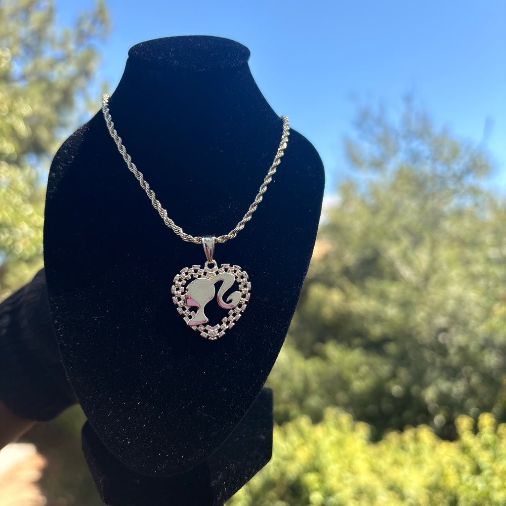Small Heart Barbie Rolex Necklace