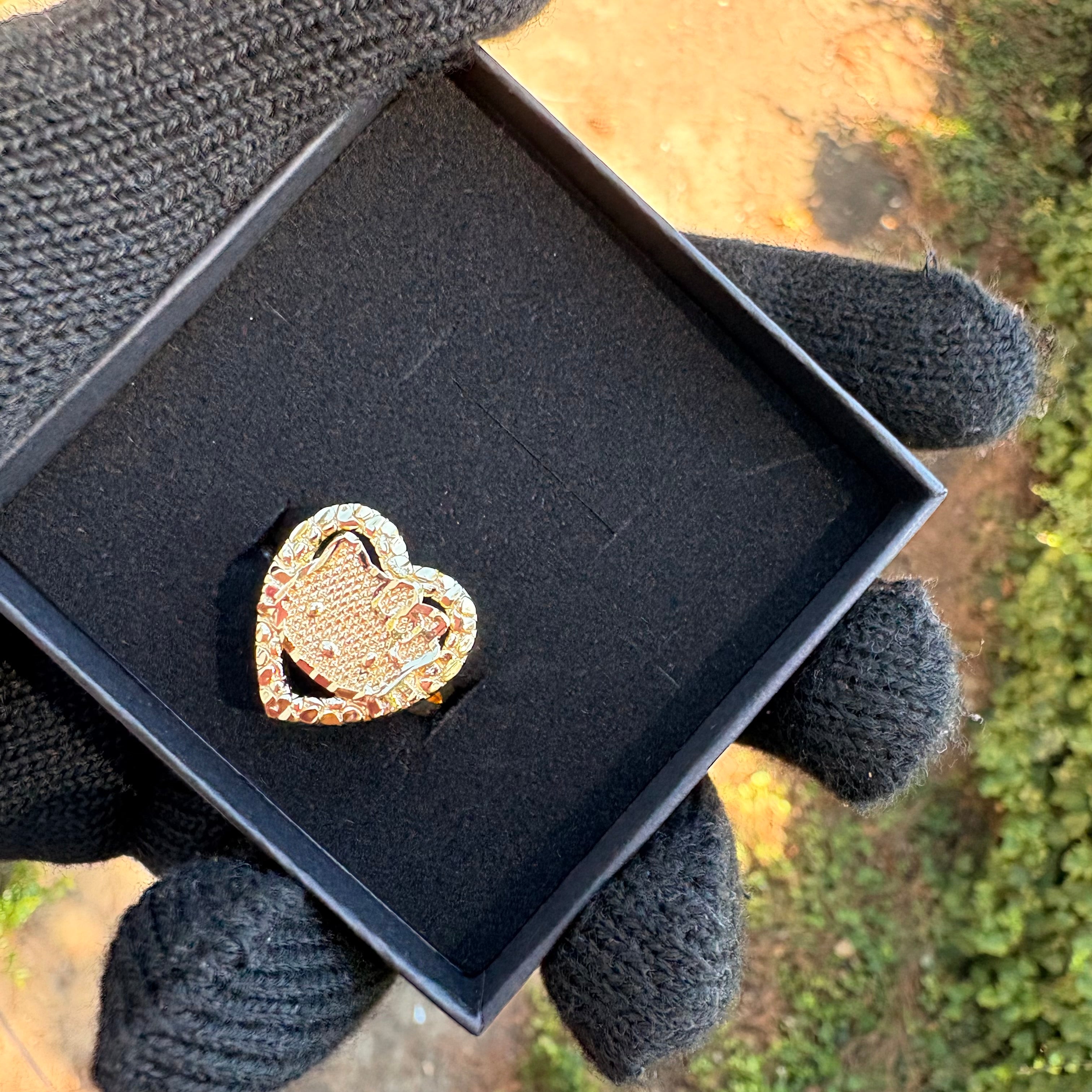 Big HK Rolex Heart Ring