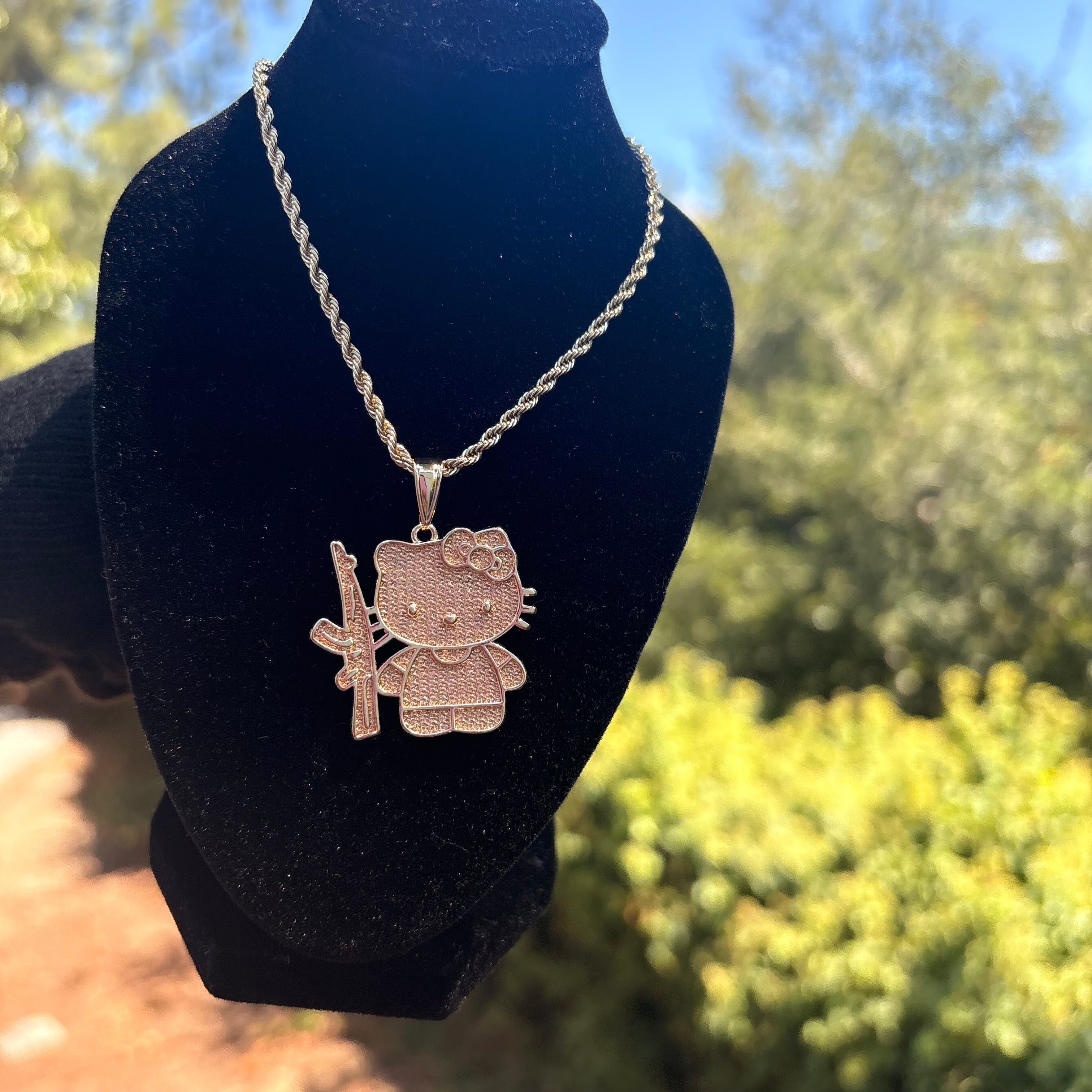HK Wide Gun Necklace