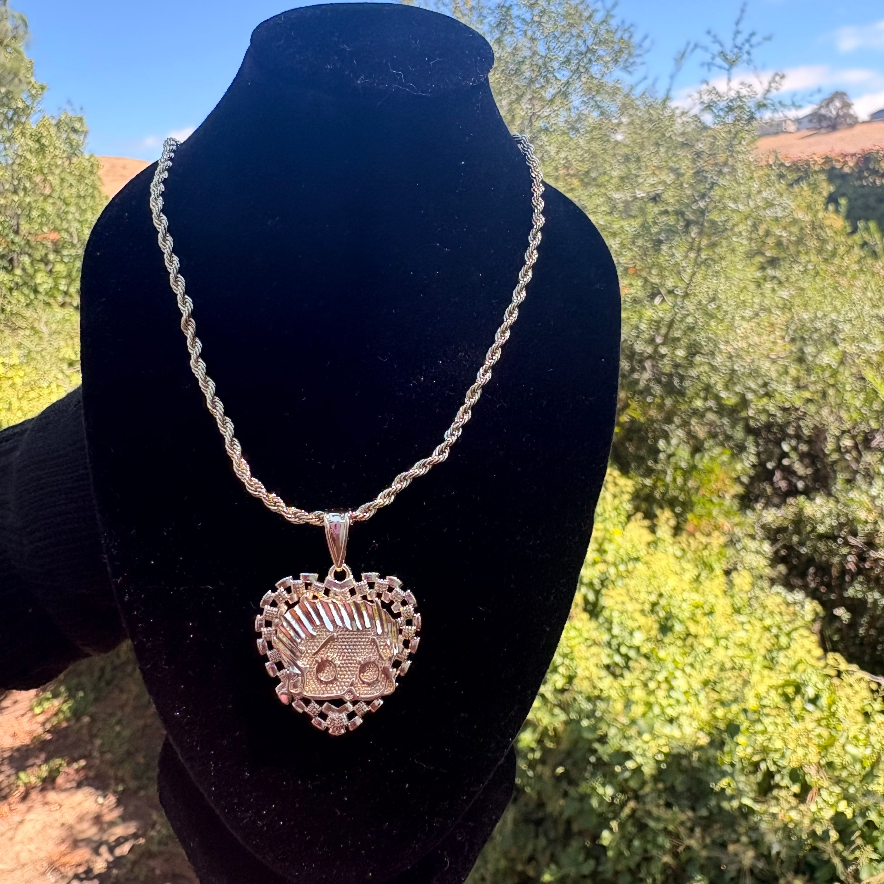 BB Rolex Heart Necklace