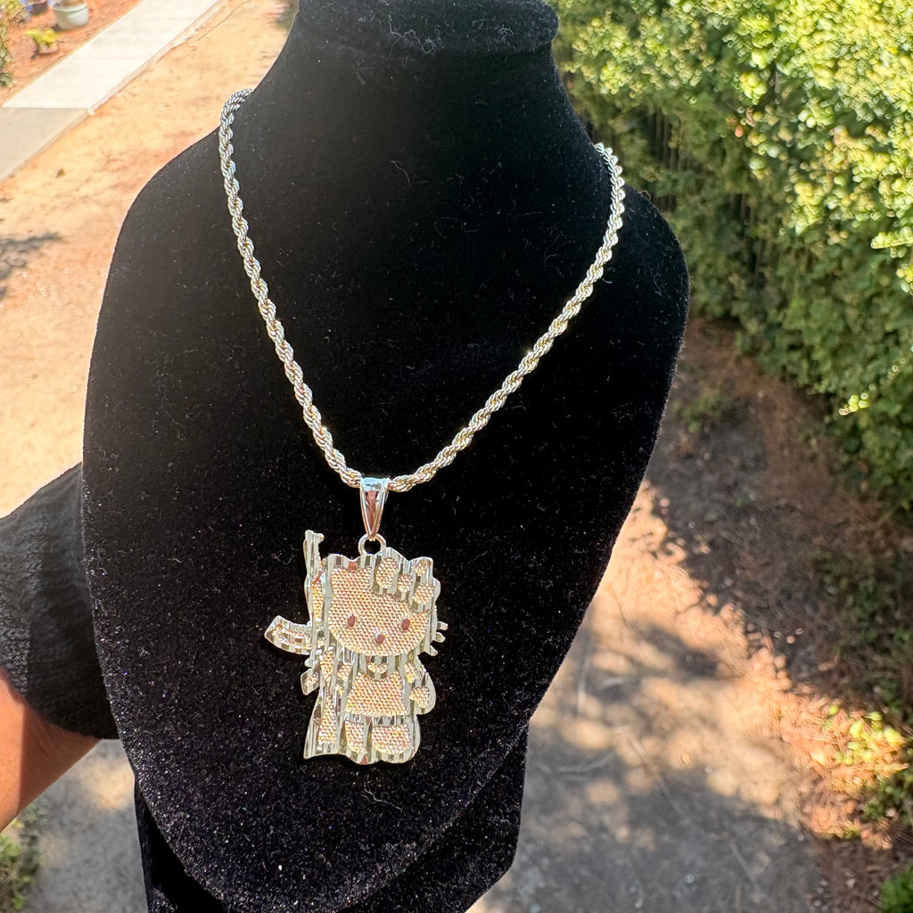 HK Thin Gun Necklace