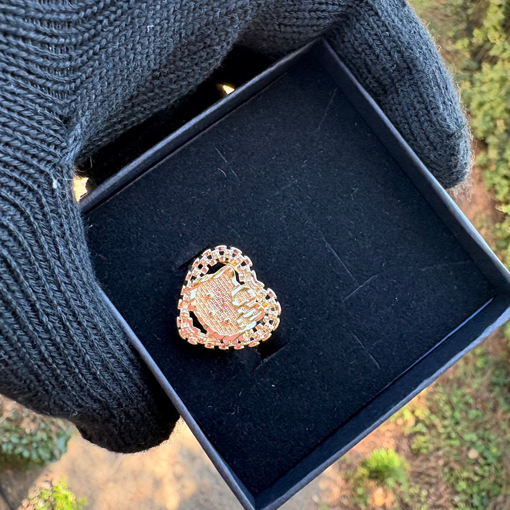 Big HK Rolex Heart Ring