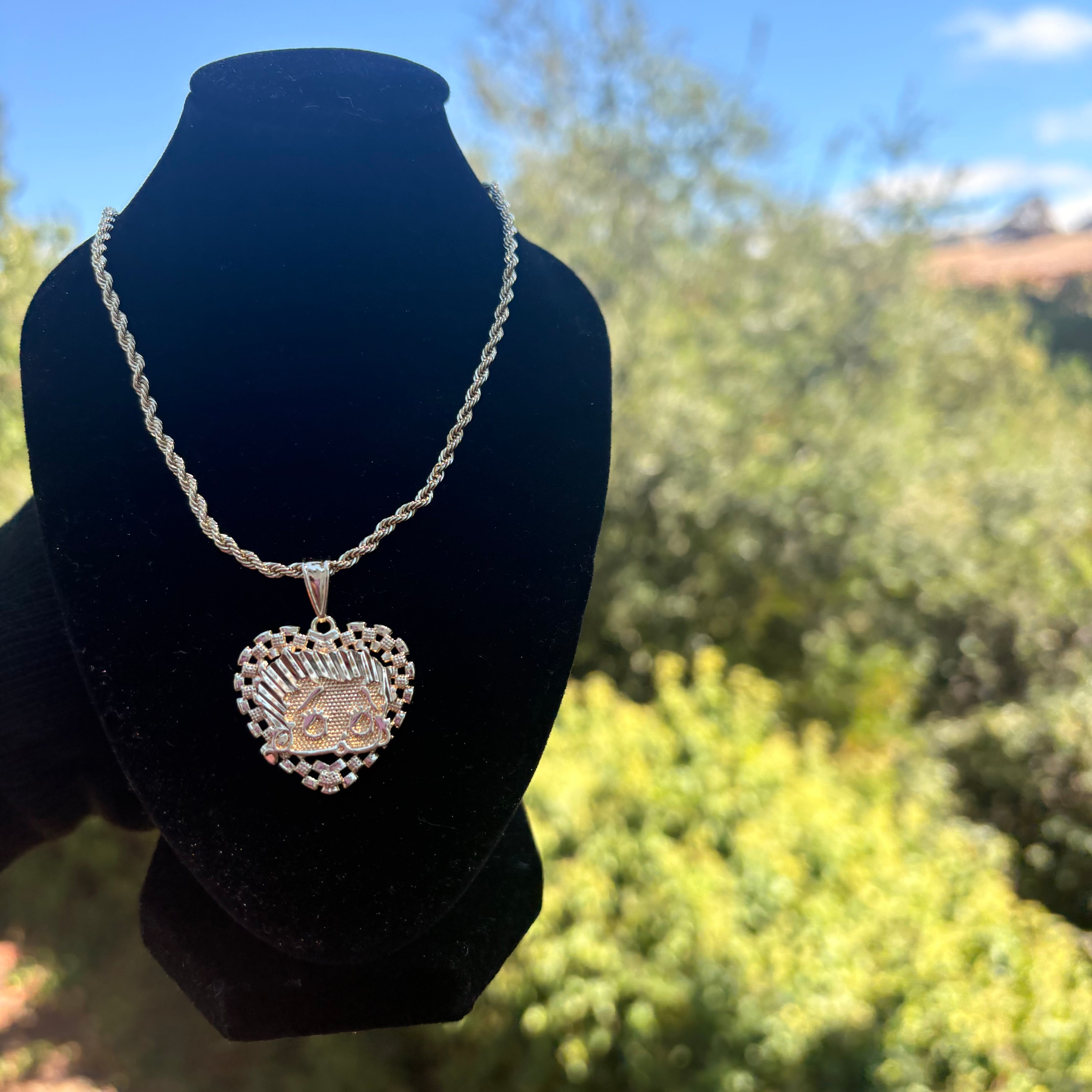 BB Rolex Heart Necklace