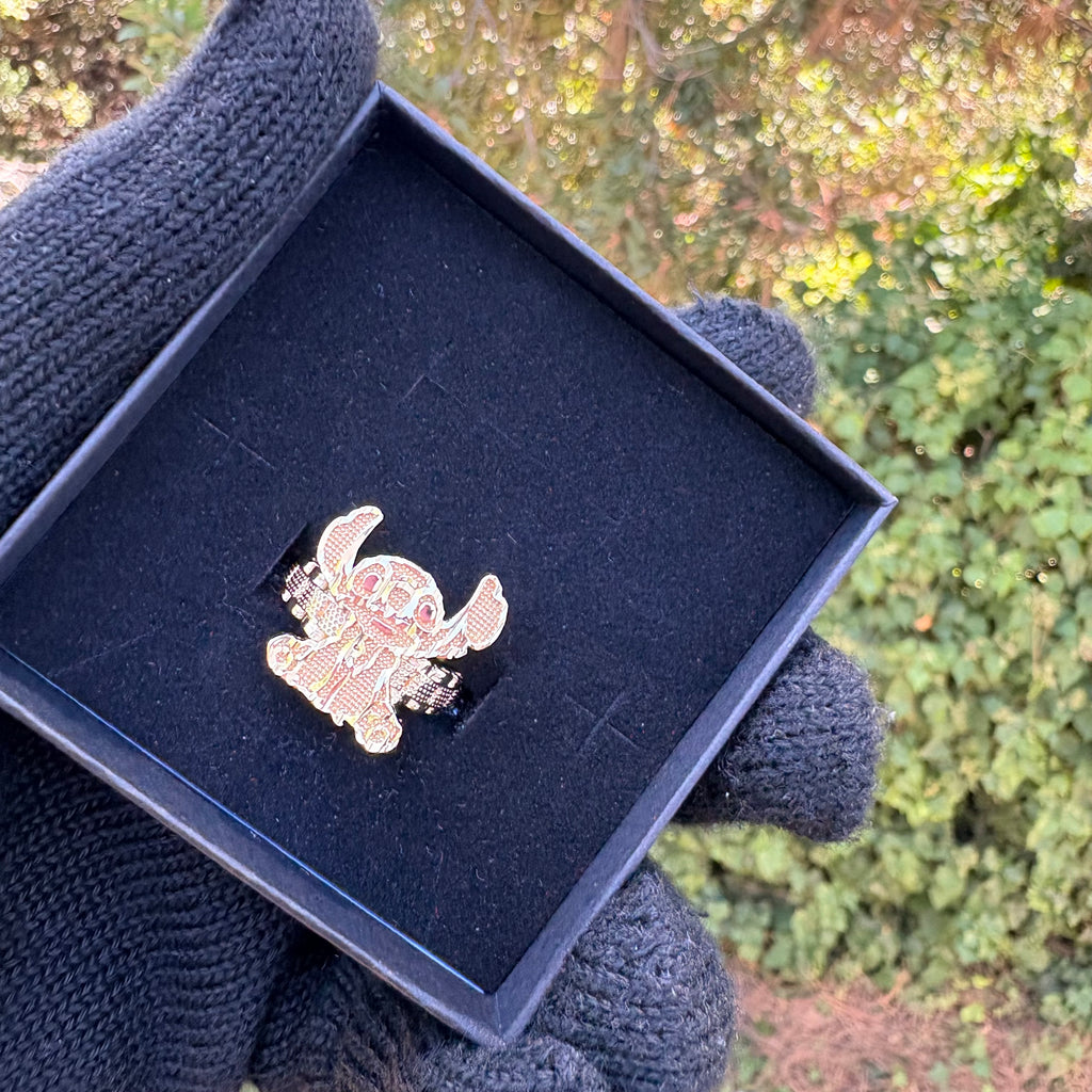 Stitch-Inspired Ring