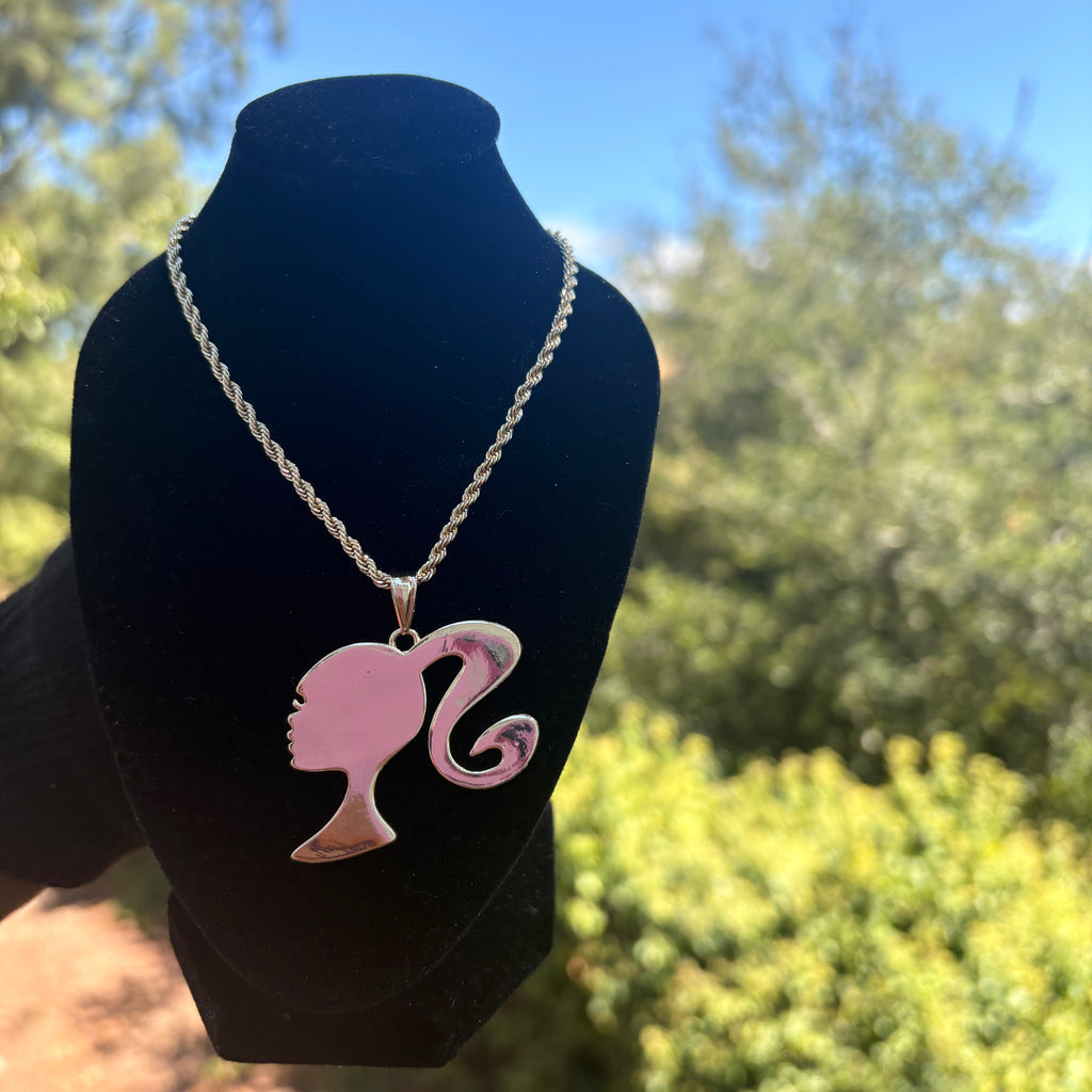 Barbie Face Necklace